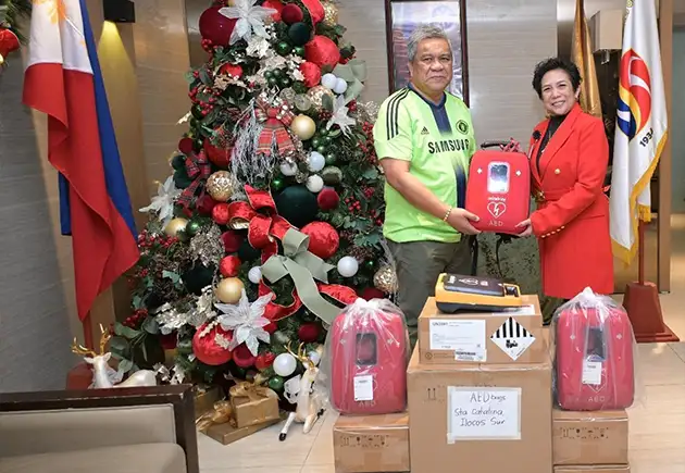 PCSO DONATES 5 AEDS TO STA. CATALINA, ILOCOS SUR TO STRENGTHEN EMERGENCY RESPONSE