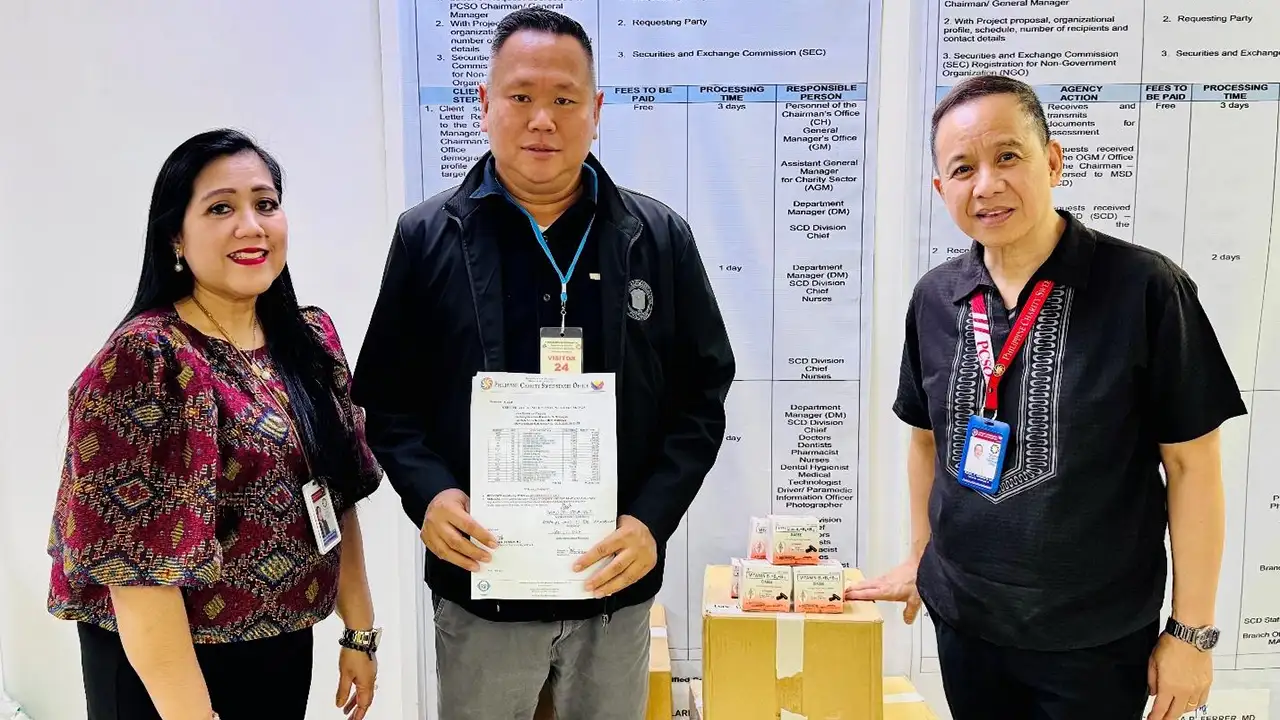 PCSO TURNS OVER ₱30,000 WORTH OF MEDICINES TO BAGUIO DISTRICT