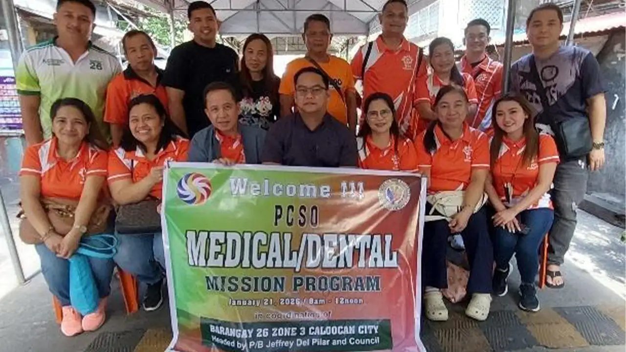 PCSO BRINGS MEDICAL AND DENTAL MISSION TO CALOOCAN