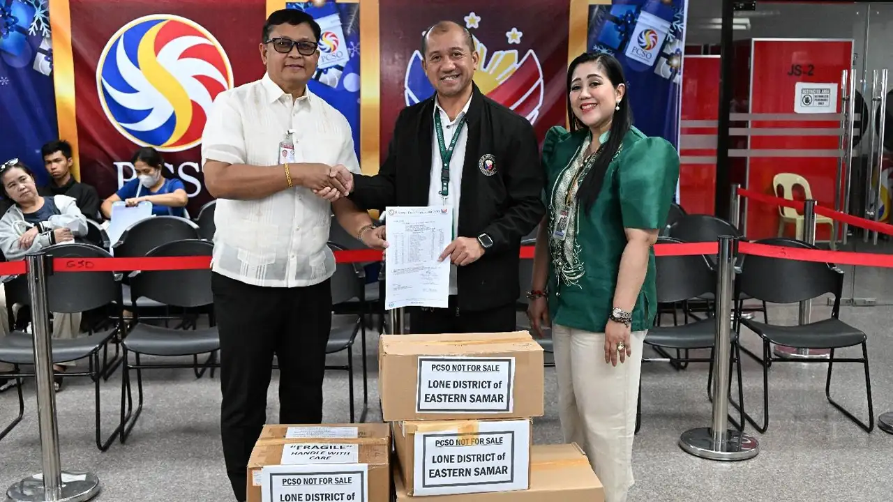 EASTERN SAMAR’S LONE DISTRICT RECEIVES MEDICAL AID FROM PCSO