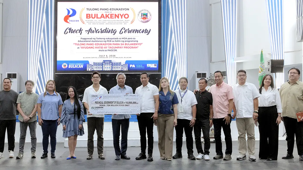 PAGCOR commits Php60 M for scholarship program for 2,000 students.