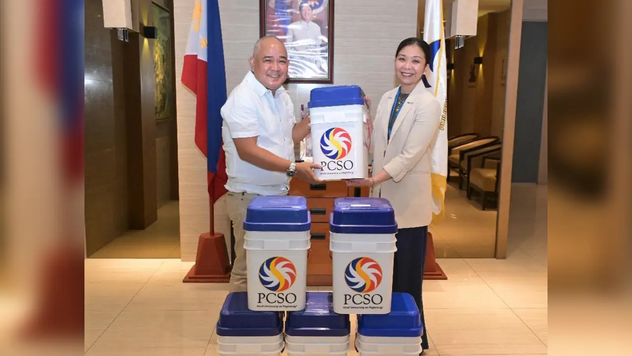 PCSO DONATES CHARITIMBA TO BENEFICIARIES OF TGP PARTYLIST IN BIÑAN, LAGUNA