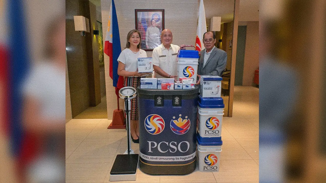 PCSO TURNS OVER MEDICAL DEVICES, CHARITIMBA TO RIZAL 2ND DISTRICT