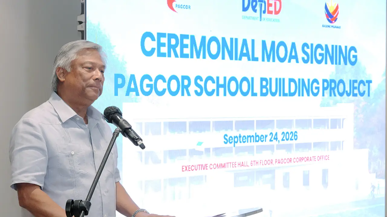 PAGCOR, DEPED PARTNER WITH 66 LGUS TO BUILD MORE CLASSROOMS NATIONWIDE