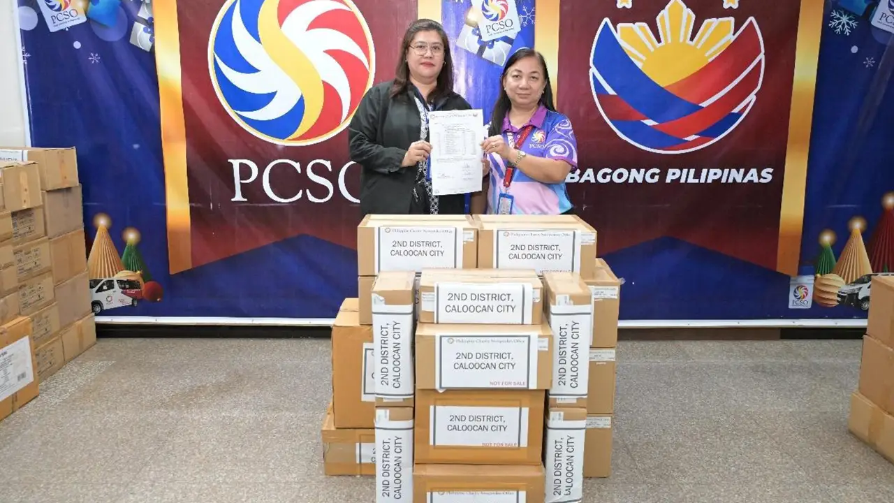 PCSO GRANTS P60K WORTH OF MEDICINES TO 2ND DISTRICT OF CALOOCAN