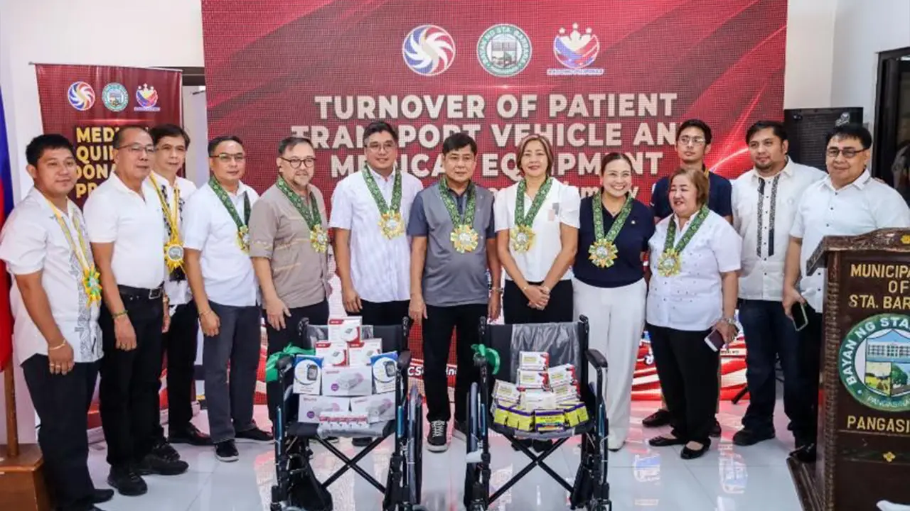PCSO MAKES GOOD ON PBBM’S VOW TO PANGASINAN TOWN WITH PTV, MEDICAL EQUIPMENT DONATION
