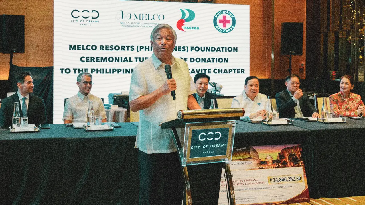 MELCO FOUNDATION DONATES PHP24.8 MILLION IN EQUIPMENT TO RED CROSS CAVITE